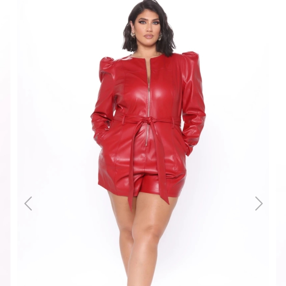 Like a boss leather jumper